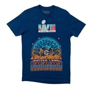 Super Bowl LVII T Shirt Mens M Medium Aztec Native Land Kansas City Chiefs NFL